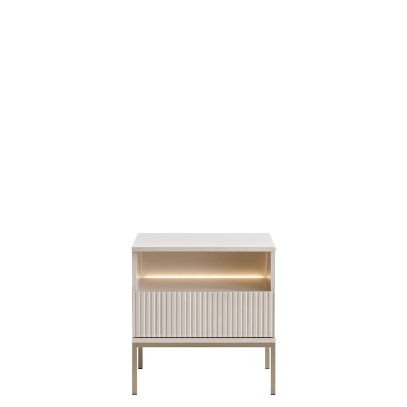Tenorio Nattbord 54 cm, Beige