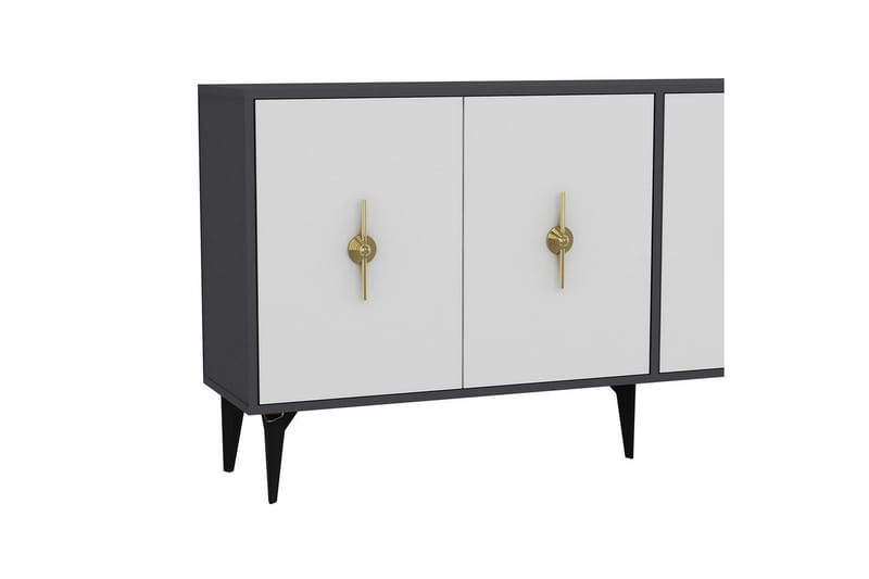 Thylen Konsollbord 180 cm - Antrasitt/Hvit - Møbler - Bord - Avlastningsbord - Gangbord