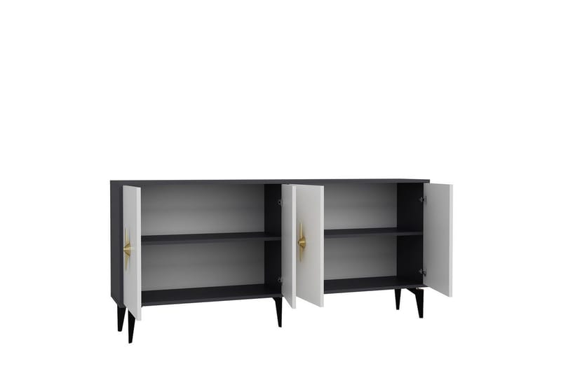 Thylen Konsollbord 180 cm - Antrasitt/Hvit - Møbler - Bord - Avlastningsbord - Gangbord