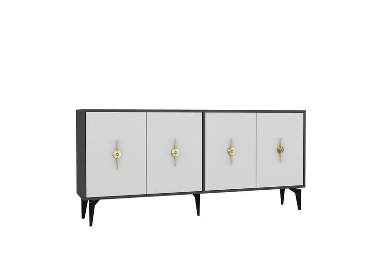 Thylen Konsollbord 180 cm - Antrasitt/Hvit - Møbler - Bord - Avlastningsbord - Gangbord