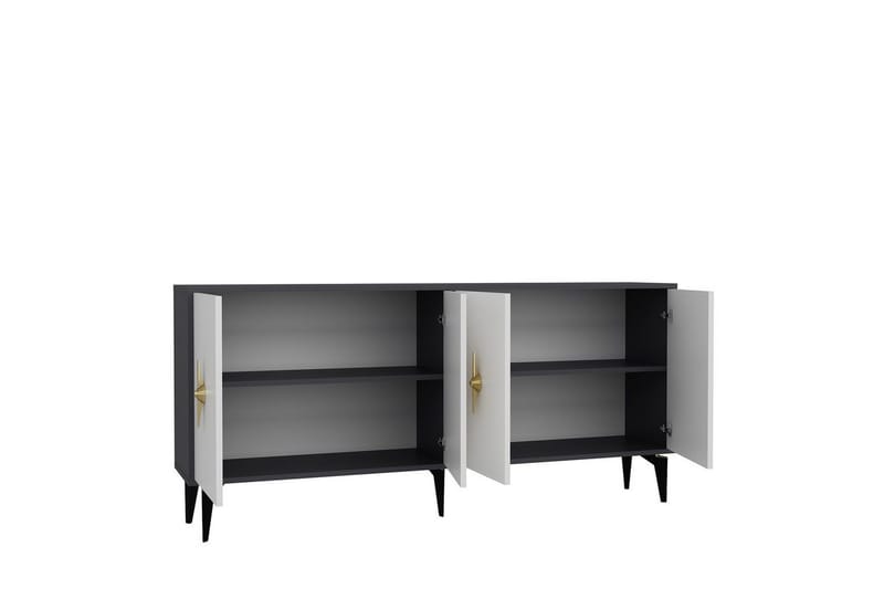 Thylen Konsollbord 180 cm - Antrasitt/Hvit - Møbler - Bord - Avlastningsbord - Gangbord