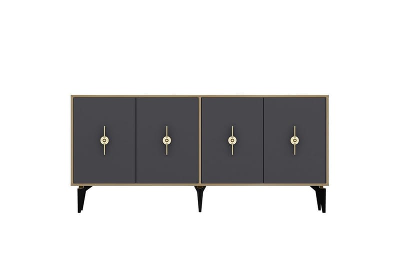 Thylen Konsollbord 180 cm - Eik/Antrasitt - Møbler - Bord - Avlastningsbord - Gangbord