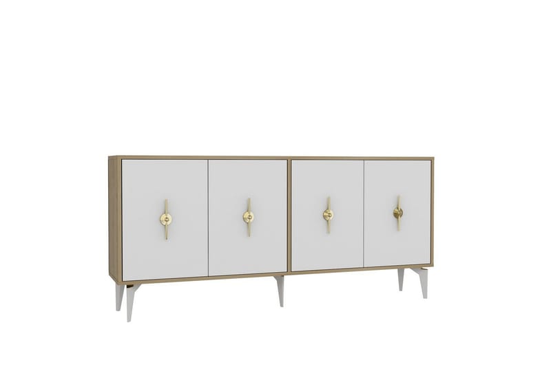 Thylen Konsollbord 180 cm - Eik/Hvit - Møbler - Bord - Avlastningsbord - Gangbord