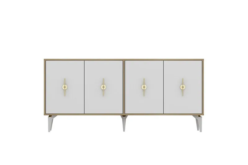 Thylen Konsollbord 180 cm - Eik/Hvit - Møbler - Bord - Avlastningsbord - Gangbord