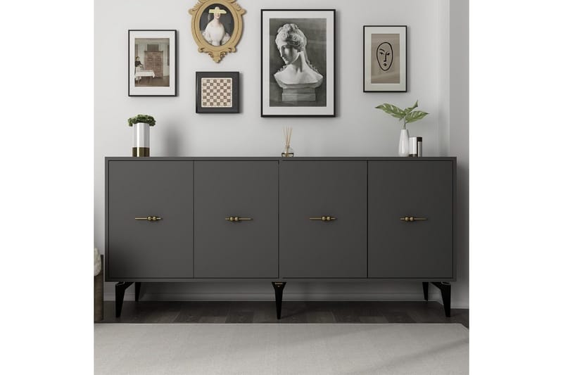 Thyros Konsollbord 180 cm - Antrasitt - Møbler - Bord - Avlastningsbord - Gangbord