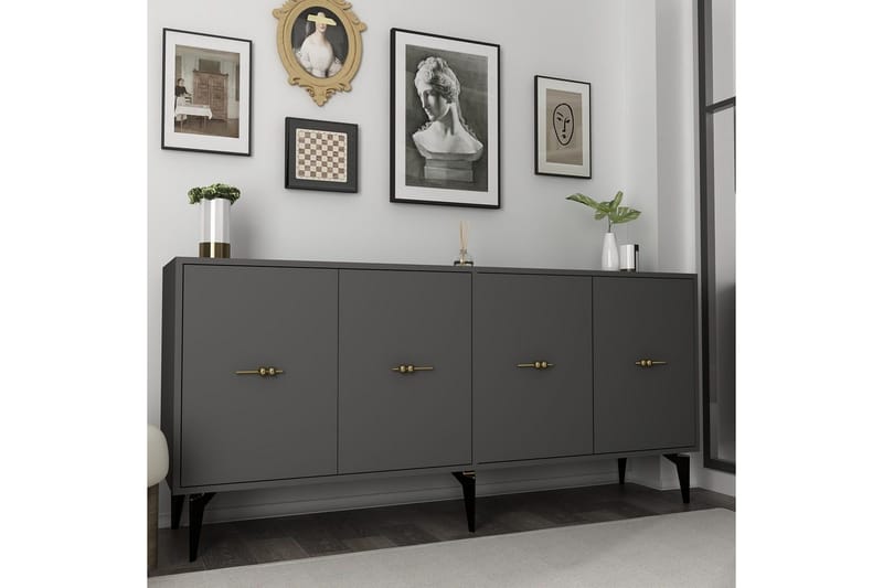 Thyros Konsollbord 180 cm - Antrasitt - Møbler - Bord - Avlastningsbord - Gangbord