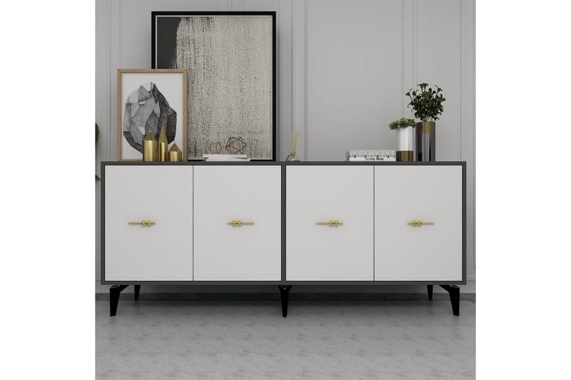 Thyros Konsollbord 180 cm - Antrasitt/Hvit - Møbler - Bord - Avlastningsbord - Gangbord