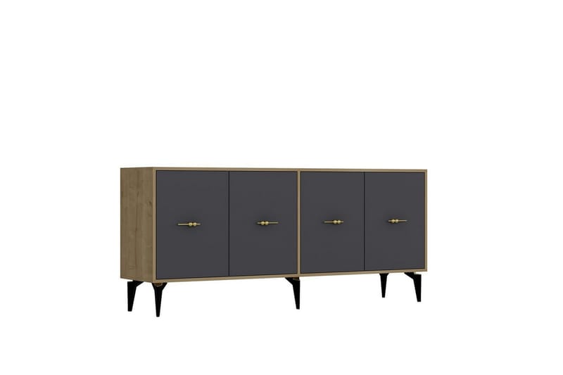 Thyros Konsollbord 180 cm - Eik/Antrasitt - Møbler - Bord - Avlastningsbord - Gangbord