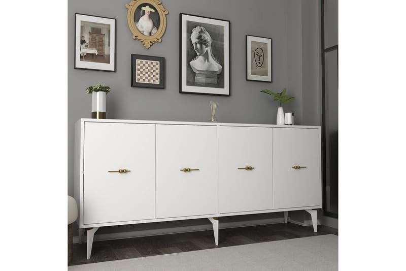 Thyros Konsollbord 180 cm - Hvit - Møbler - Bord - Avlastningsbord - Gangbord