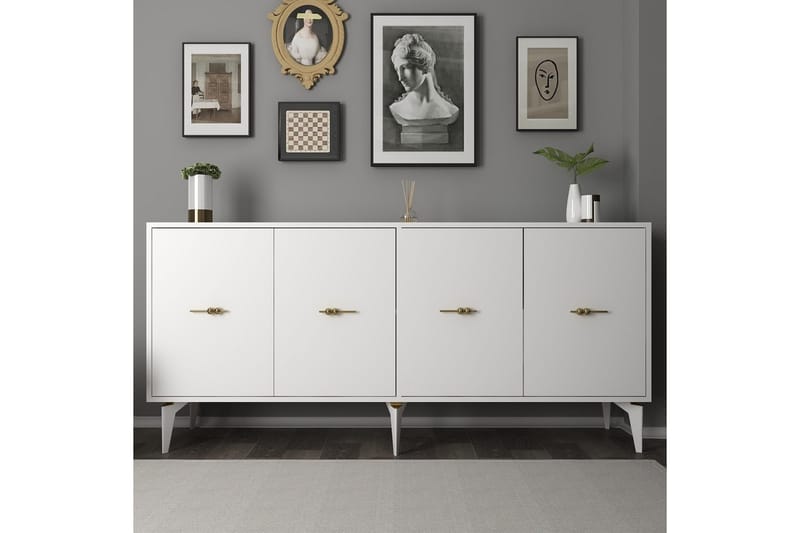 Thyros Konsollbord 180 cm - Hvit - Møbler - Bord - Avlastningsbord - Gangbord