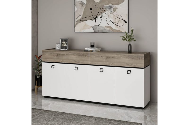 Tolwin Konsollbord 180 cm - Svart/Hvit - Møbler - Bord - Avlastningsbord - Gangbord
