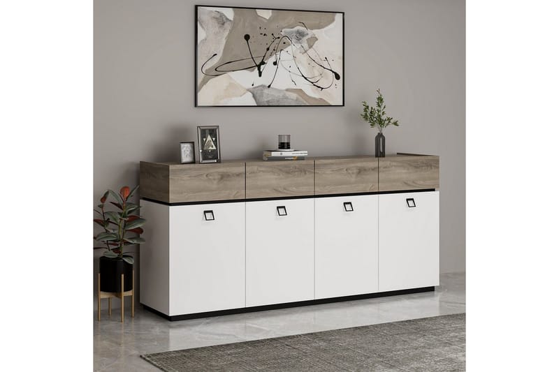 Tolwin Konsollbord 180 cm - Svart/Hvit - Møbler - Bord - Avlastningsbord - Gangbord