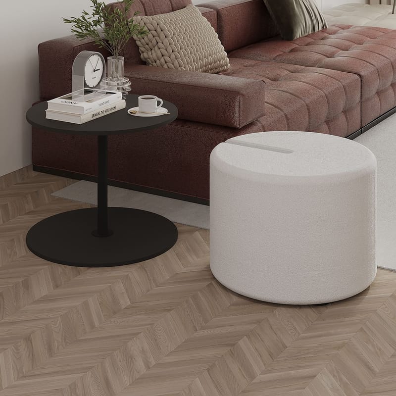 Torven Sett med sidebord 43x47x43 cm - Antrasitt - Møbler - Bord - Avlastningsbord - Lampebord & sidebord