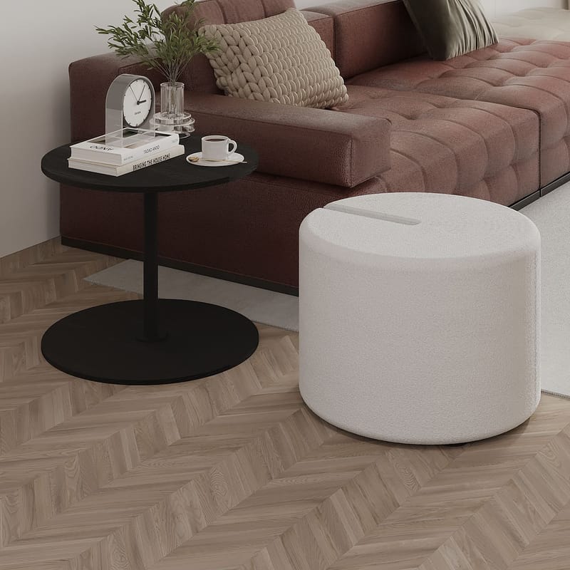 Torven Sett med sidebord 43x47x43 cm - Svart - Møbler - Bord - Avlastningsbord - Lampebord & sidebord