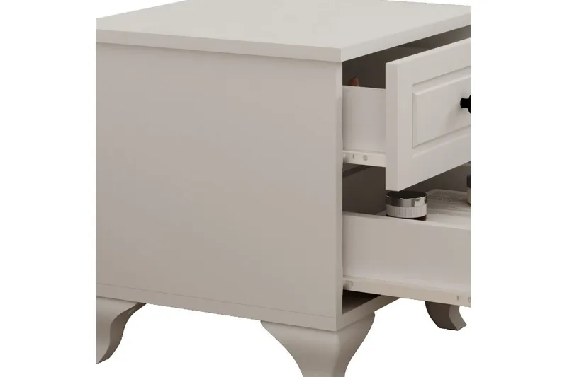 Torvenn Nattbord 45 cm - Matt Hvit - Møbler - Bord - Avlastningsbord - Sengebord & nattbord