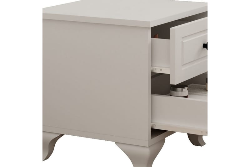 Torvenn Nattbord 45 cm - Matt Hvit - Møbler - Bord - Avlastningsbord - Sengebord & nattbord