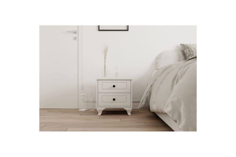 Torvenn Nattbord 45 cm - Matt Hvit - Møbler - Bord - Avlastningsbord - Sengebord & nattbord