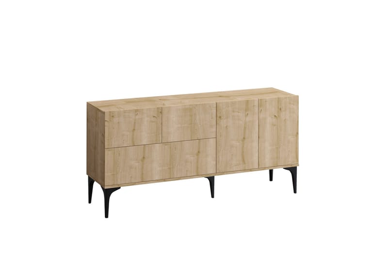 Tress Konsollbord 150 cm - Eik/Svart - Møbler - Bord - Avlastningsbord - Gangbord
