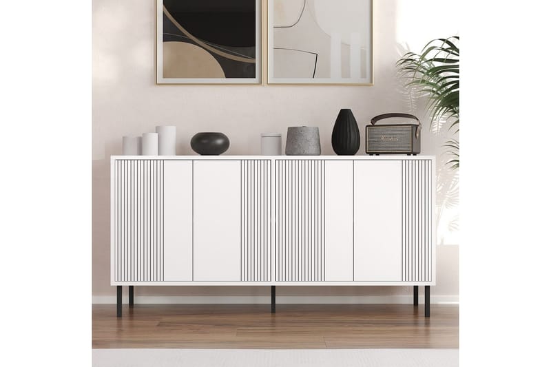 Trilo Konsollbord 150 cm - Hvit - Møbler - Bord - Avlastningsbord - Gangbord