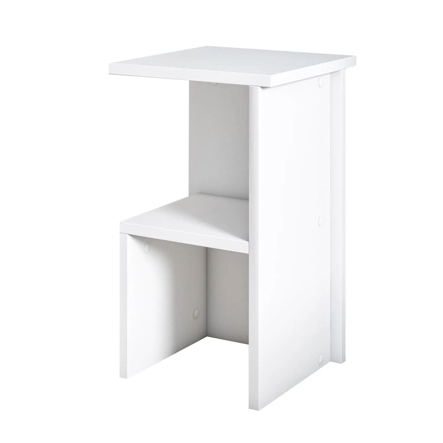 Tunel Nattbord 29,6x50x29,6 cm - Hvit