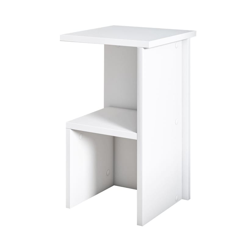 Tunel Nattbord 29,6x50x29,6 cm, Hvit