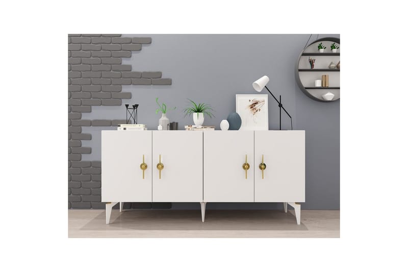 Ulmar Konsollbord 150 cm - Hvit - Møbler - Bord - Avlastningsbord - Gangbord