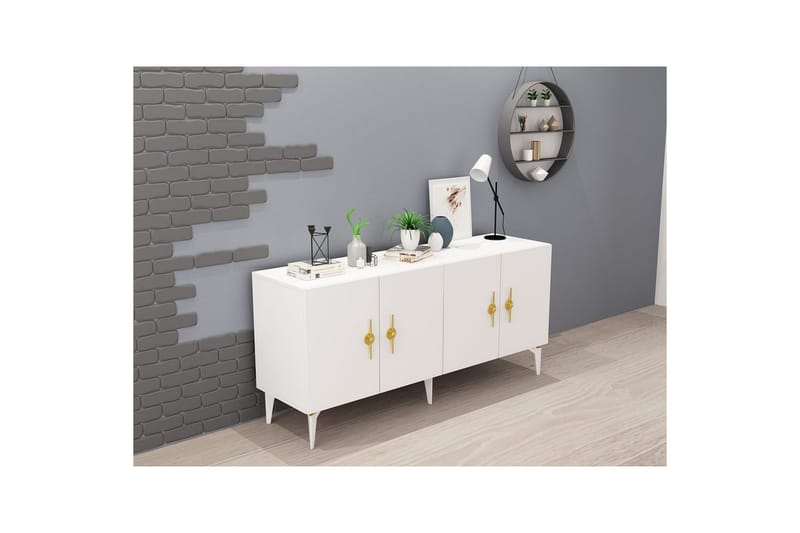 Ulmar Konsollbord 150 cm - Hvit - Møbler - Bord - Avlastningsbord - Gangbord