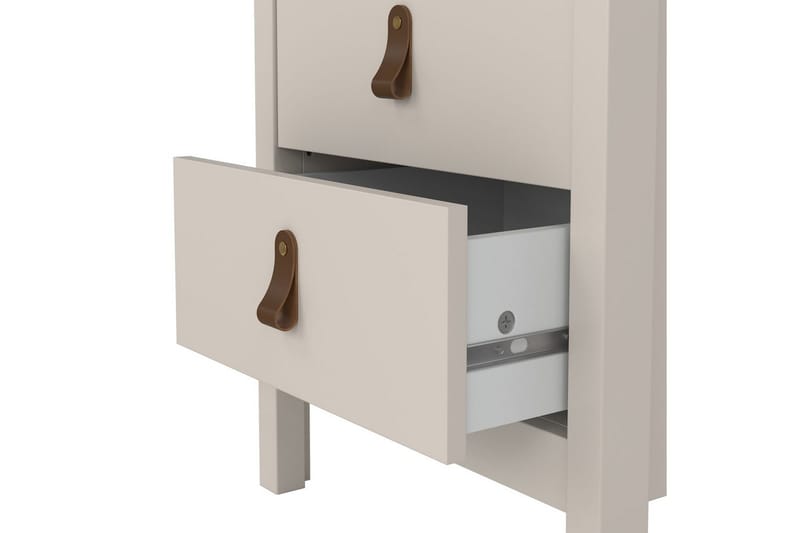 Vallvidera Sengebord 44 cm - Beige - Møbler - Bord - Avlastningsbord - Sengebord & nattbord