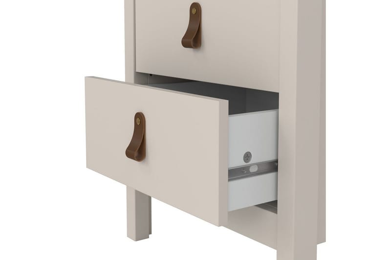 Vallvidera Sengebord 44 cm - Beige - Møbler - Bord - Avlastningsbord - Sengebord & nattbord