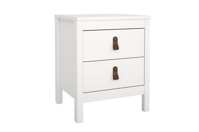 Vallvidera Sengebord 44 cm - Hvit - Møbler - Bord - Avlastningsbord - Sengebord & nattbord