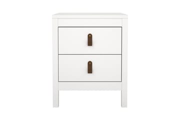 Vallvidera Sengebord 44 cm - Hvit - Møbler - Bord - Avlastningsbord - Sengebord & nattbord