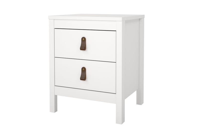 Vallvidera Sengebord 44 cm - Hvit - Møbler - Bord - Avlastningsbord - Sengebord & nattbord