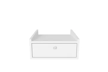 Valros Nattbord 45 cm - Hvit - Møbler - Bord - Avlastningsbord - Sengebord & nattbord