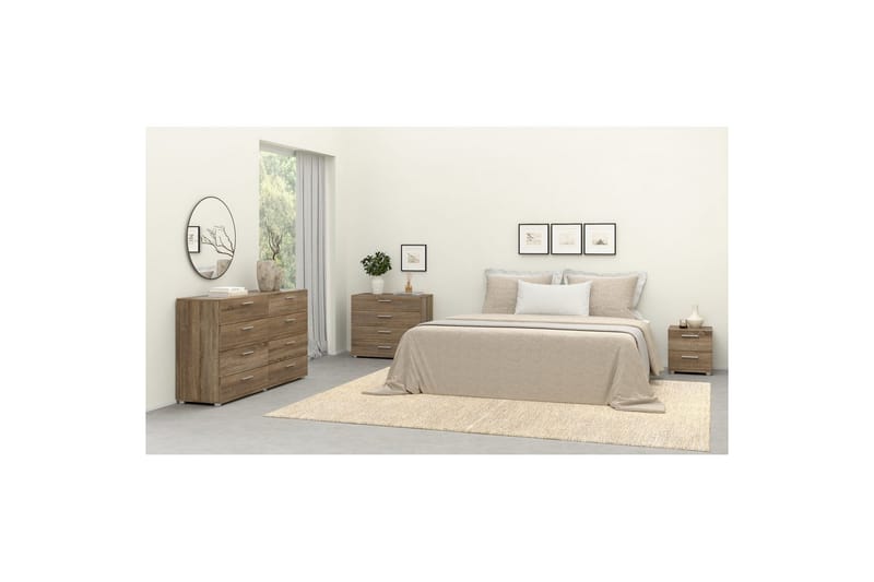 Vansu Nattbord 40 cm - Natur - Møbler - Bord - Avlastningsbord - Sengebord & nattbord