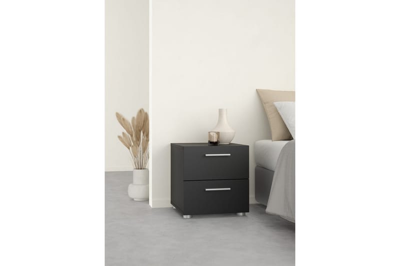 Vansu Nattbord 40 cm - Svart - Møbler - Bord - Avlastningsbord - Sengebord & nattbord