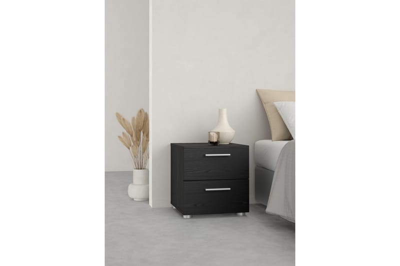 Vansu Nattbord 40 cm - Svart - Møbler - Bord - Avlastningsbord - Sengebord & nattbord