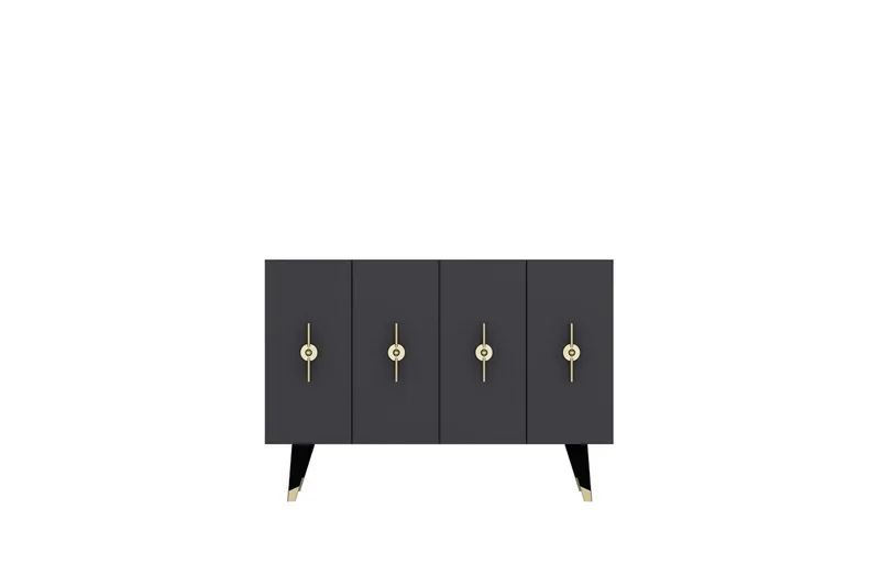 Varen Konsollbord 120 cm - Gull/Antrasitt - Møbler - Bord - Avlastningsbord - Gangbord