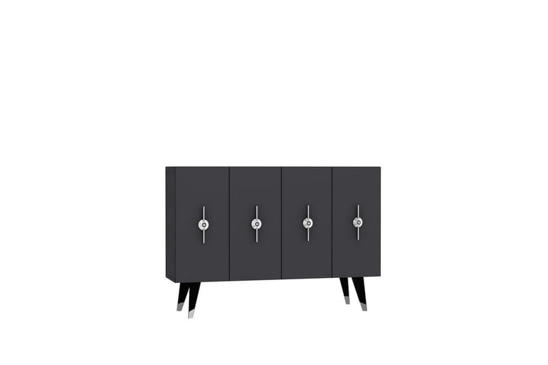 Varen Konsollbord 120 cm - Sølv/Antrasitt - Møbler - Bord - Avlastningsbord - Gangbord