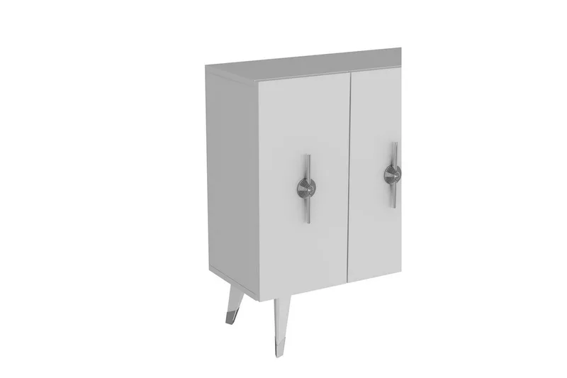 Varen Konsollbord 120 cm - Sølv/Hvit - Møbler - Bord - Avlastningsbord - Gangbord