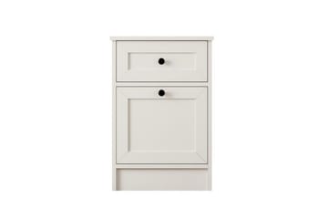 Varion Nattbord 45 cm - Matt Hvit - Møbler - Bord - Avlastningsbord - Sengebord & nattbord