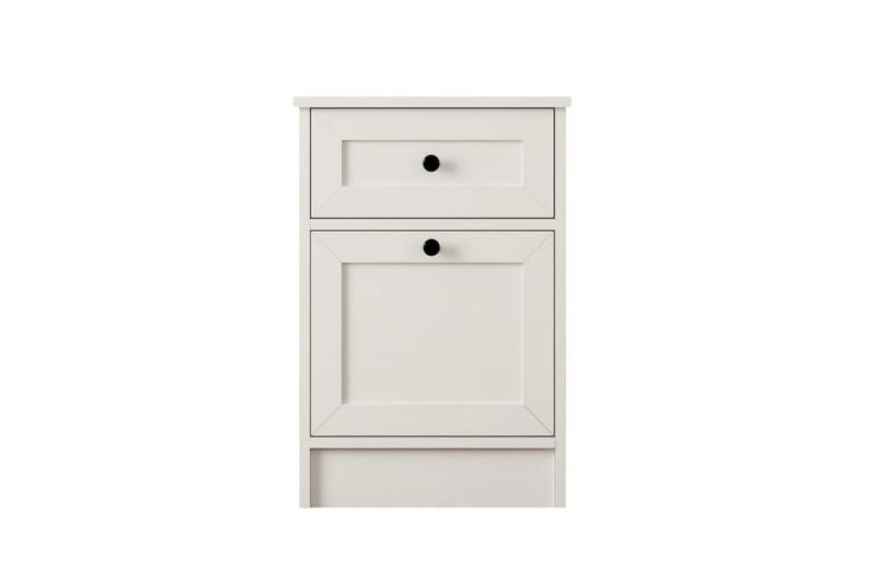 Varion Nattbord 45 cm, Matt Hvit
