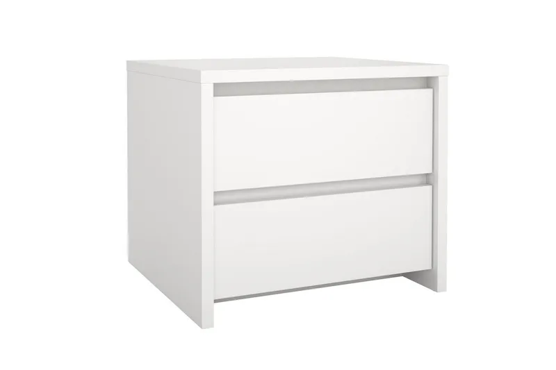 Varun Sengebord 52 cm - Hvit - Møbler - Bord - Avlastningsbord - Sengebord & nattbord