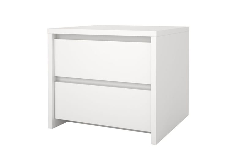 Varun Sengebord 52 cm - Hvit - Møbler - Bord - Avlastningsbord - Sengebord & nattbord