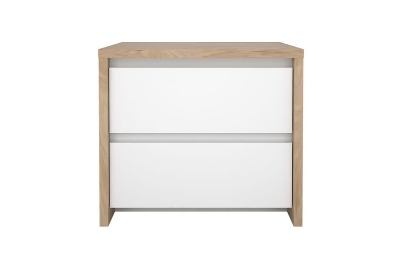 Varun Sengebord 52 cm - Hvit - Møbler - Bord - Avlastningsbord - Sengebord & nattbord