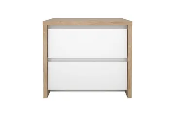Varun Sengebord 52 cm - Hvit - Møbler - Bord - Avlastningsbord - Sengebord & nattbord