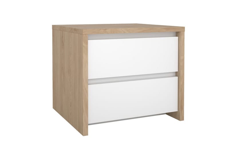 Varun Sengebord 52 cm - Hvit - Møbler - Bord - Avlastningsbord - Sengebord & nattbord