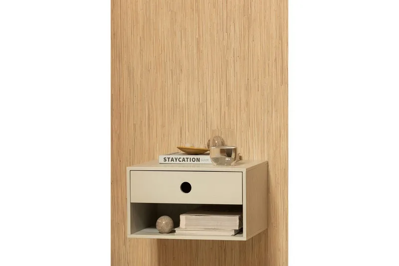 Vegghengt nattbord Nancy - Tåke - Møbler - Bord - Avlastningsbord - Sengebord & nattbord
