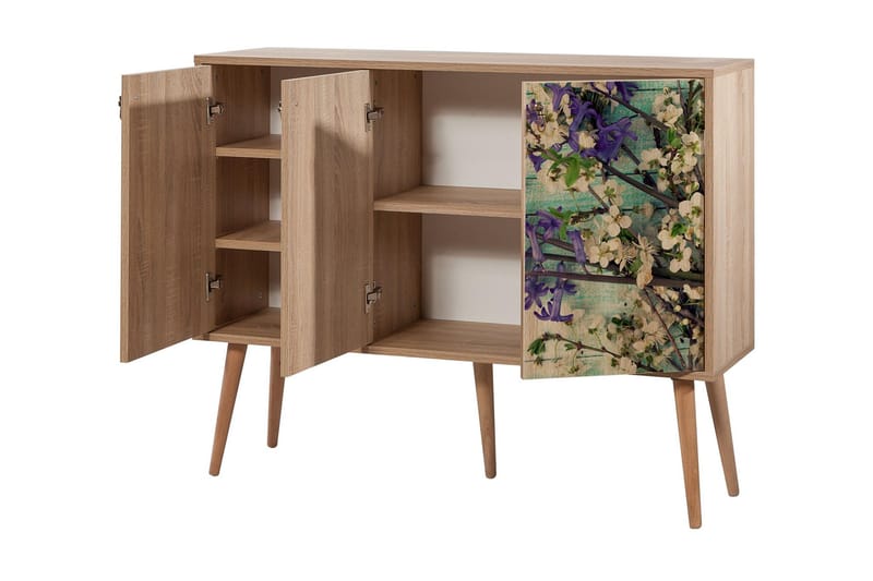 Vellavie Skjenk Kirsebærblomst - Brun/Grønn - Oppbevaring - Oppbevaringsmøbler - Sideboard & skjenker