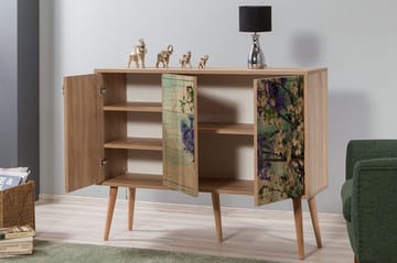 Vellavie Skjenk Kirsebærblomst - Brun/Grønn - Oppbevaring - Oppbevaringsmøbler - Sideboard & skjenker