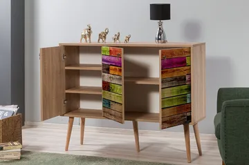Vellavie Skjenk Regnbuepanel - Flerfarget - Oppbevaring - Oppbevaringsmøbler - Sideboard & skjenker